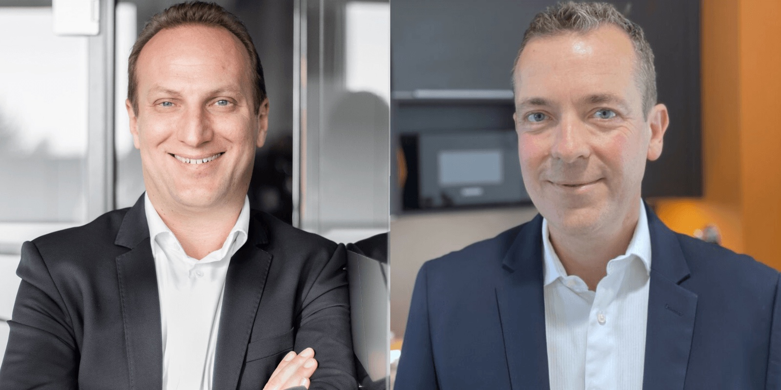 Nils Oehmichen (TÜV-zertifizierter Datenschutzbeauftragter, links) und Jens Hagel (IT-Unternehmer, rechts) — Geschäftsführung frag.hugo Informationssicherheit GmbH